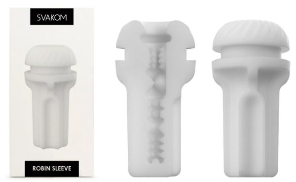 Accessories for Masturbators | Svakom – Robin Sleeve – White Accessories for Masturbators Accessories for Masturbators