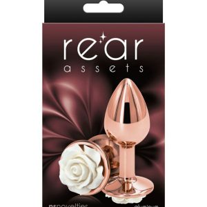 Anal Toys | Ns Novelties – Rose Buttplug S – White Anal Toys Anal Toys