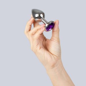 Anal Toys | Secret Play – Metal Anal Plug M – Purple Anal Toys Anal Toys