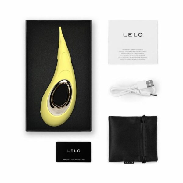 Clitoral Stimulators | Lelo – Dot Cruise – Lemon Sorbet Clitoral Stimulators Clitoral Stimulators