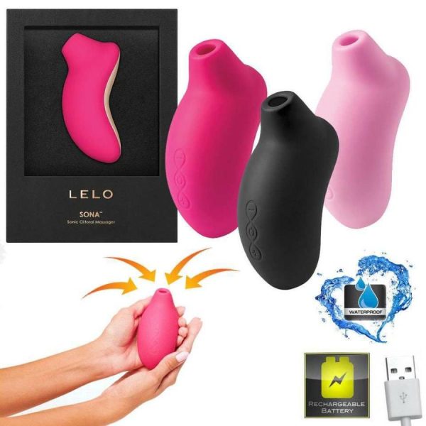 Clitoral Stimulators | Lelo – Sona Clitoris Massager – Black Clitoral Stimulators Clitoral Stimulators