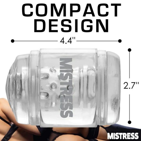 Double Hole Masturbators | Mistress – Double Shot Pussy And Ass Stroker – Clear Double Hole Masturbators Double Hole Masturbators