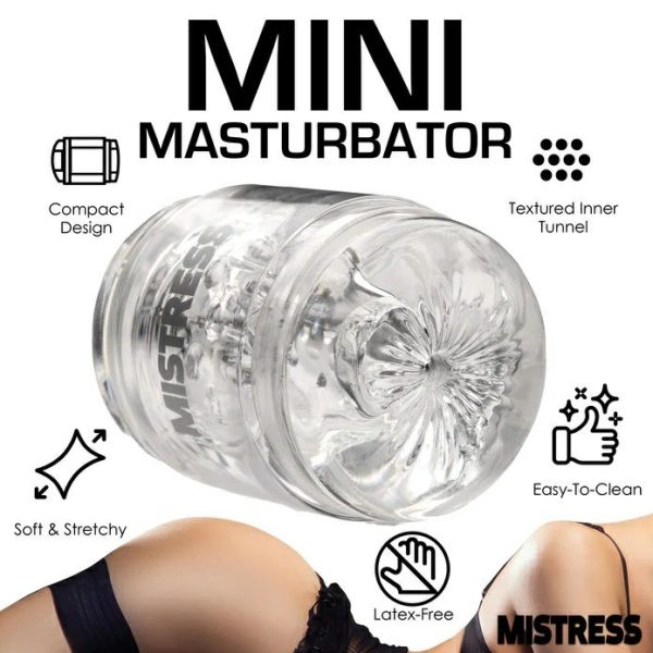 Double Hole Masturbators | Mistress – Double Shot Pussy And Ass Stroker – Clear Double Hole Masturbators Double Hole Masturbators