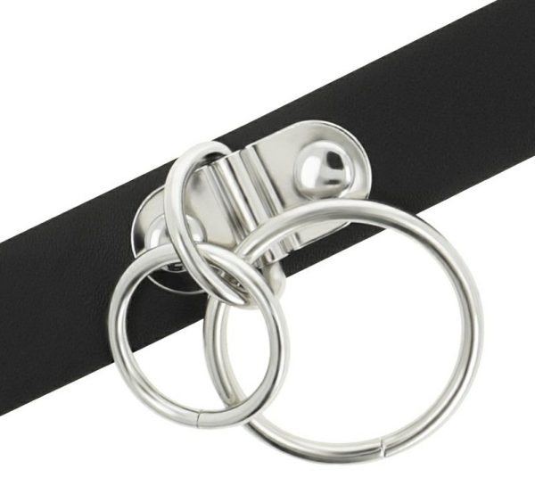 Eco-Friendly Sex Toys | Coquette – Choker Double Ring Vegan Leather – Black Eco-Friendly Sex Toys Coquette