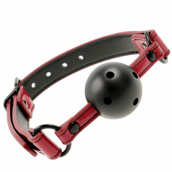 Eco-Friendly Sex Toys | Fetish Submissive – Dark Room Ball Gag – Red Eco-Friendly Sex Toys Eco-Friendly Sex Toys