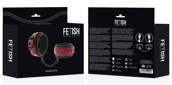 Eco-Friendly Sex Toys | Fetish Submissive – Dark Room Handcuffs – Red Eco-Friendly Sex Toys Eco-Friendly Sex Toys