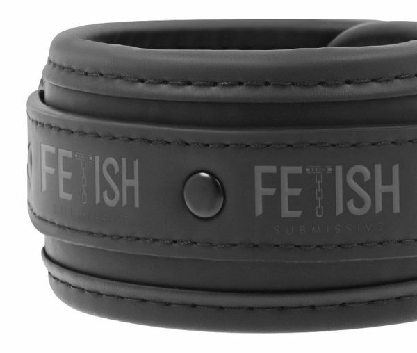 Eco-Friendly Sex Toys | Fetish Submissive – Vegan Leather Ankle Cuffs – Black Eco-Friendly Sex Toys Eco-Friendly Sex Toys