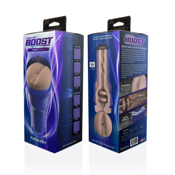 Fleshlight Masturbators | Fleshlight – Boost Blast Female Masturbator – Flesh Fleshlight Masturbators Fleshlight