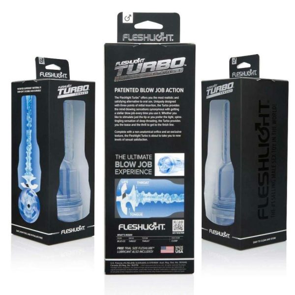 Fleshlight Masturbators | Fleshlight – Turbo Thrust – Blue Ice Fleshlight Masturbators Fleshlight