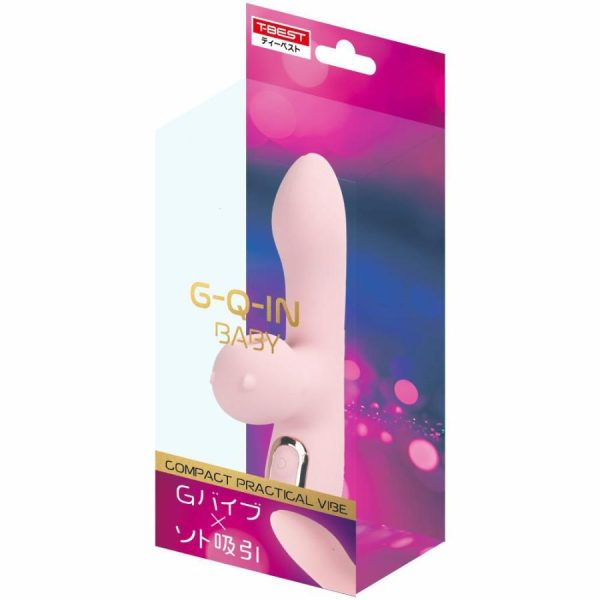 G-spot Vibrators | T-Best – G-Q-In Baby Rabbit Vibrator – Pink G-spot Vibrators G-spot Vibrators