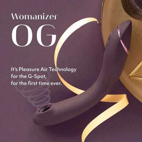 G-spot Vibrators | Womanizer – Og Pleasure Air G-Spot Vibrator – Aubergine G-spot Vibrators G-spot Vibrators