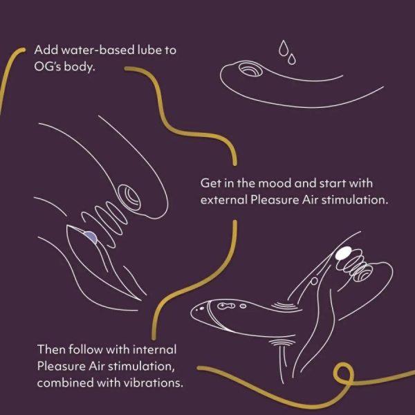 G-spot Vibrators | Womanizer – Og Pleasure Air G-Spot Vibrator – Aubergine G-spot Vibrators G-spot Vibrators