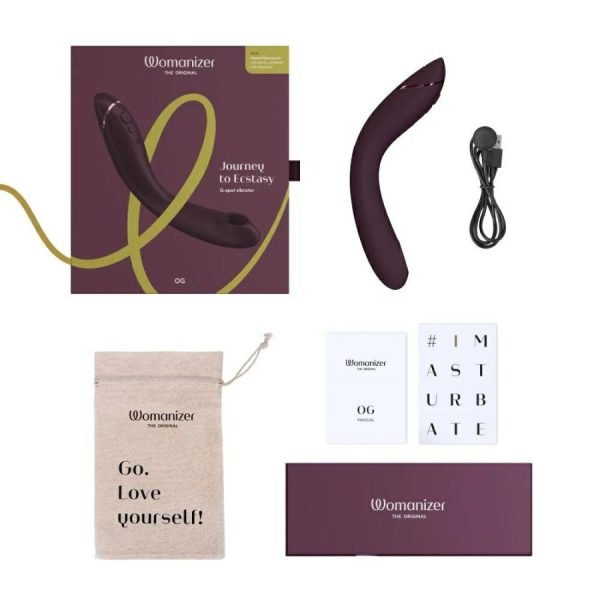 G-spot Vibrators | Womanizer – Og Pleasure Air G-Spot Vibrator – Aubergine G-spot Vibrators G-spot Vibrators