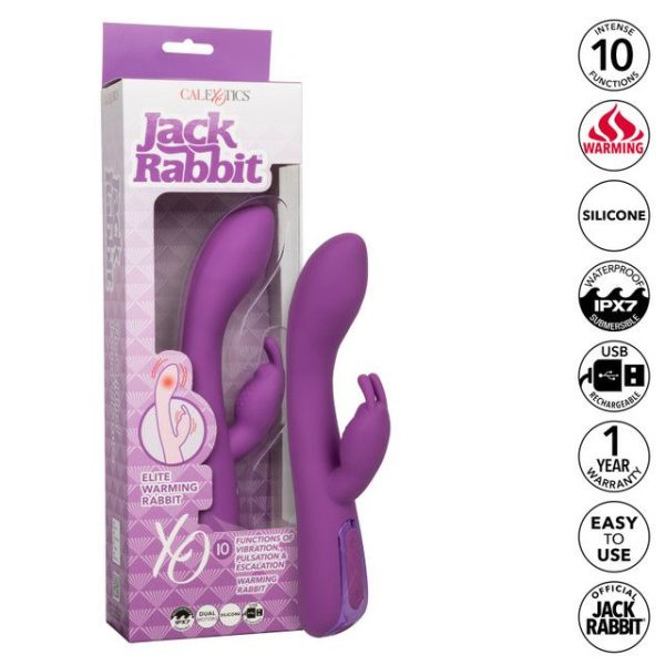 Heating Vibrators | Cen – Jack Rabbit Warming Vibrator – Purple Heating Vibrators California Exotic Novelties