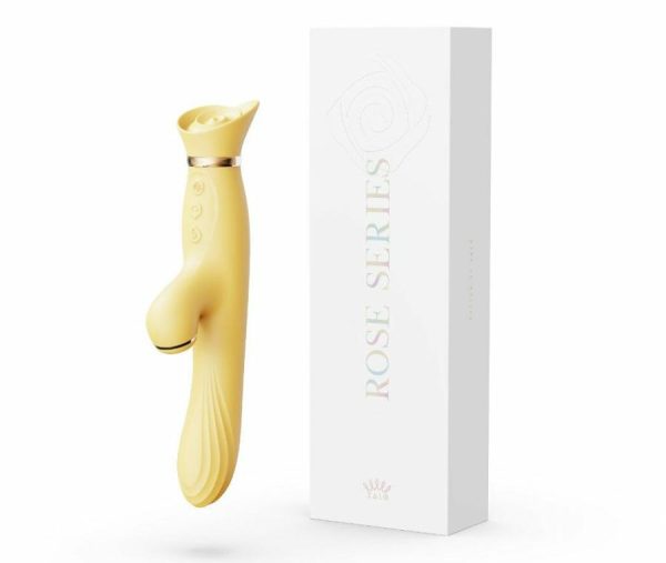 Heating Vibrators | Zalo – Rose Vibrator – Lemon Yellow Heating Vibrators Heating Vibrators