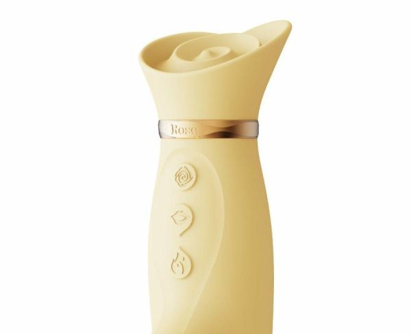 Heating Vibrators | Zalo – Rose Vibrator – Lemon Yellow Heating Vibrators Heating Vibrators