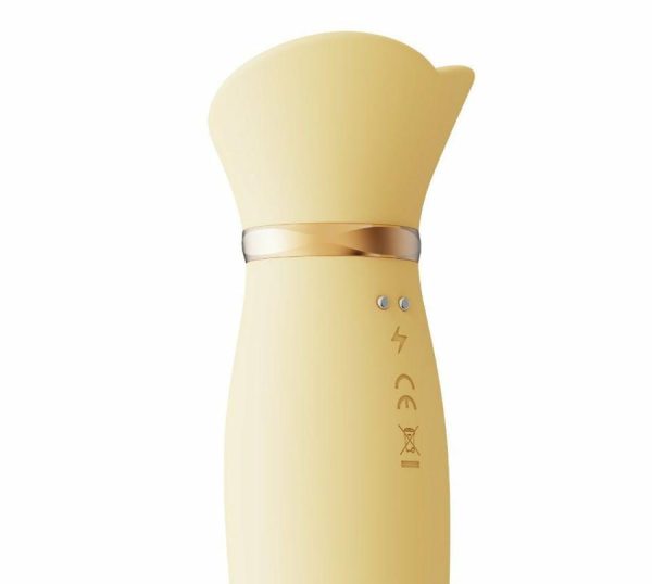 Heating Vibrators | Zalo – Rose Vibrator – Lemon Yellow Heating Vibrators Heating Vibrators