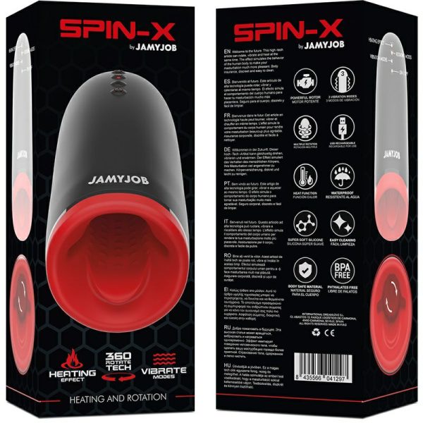 Hi-Tech Masturbators | Jamyjob – Spin-X Heating Vibro Masturbator Hi-Tech Masturbators Hi-Tech Masturbators