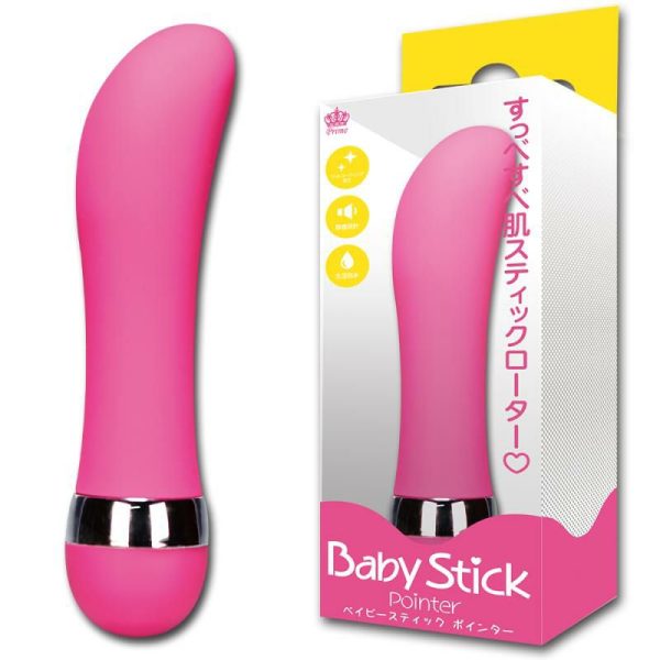 Mini Vibrators | A-One – Baby G-Stick Pointer Rotor – Pink Mini Vibrators A-One