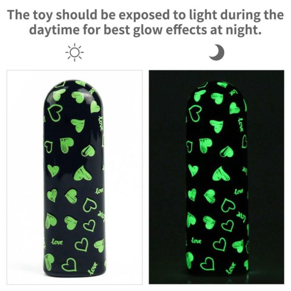 Mini Vibrators | Lovetoy – Glow In Dark Mini Massager Mini Vibrators Lovetoy