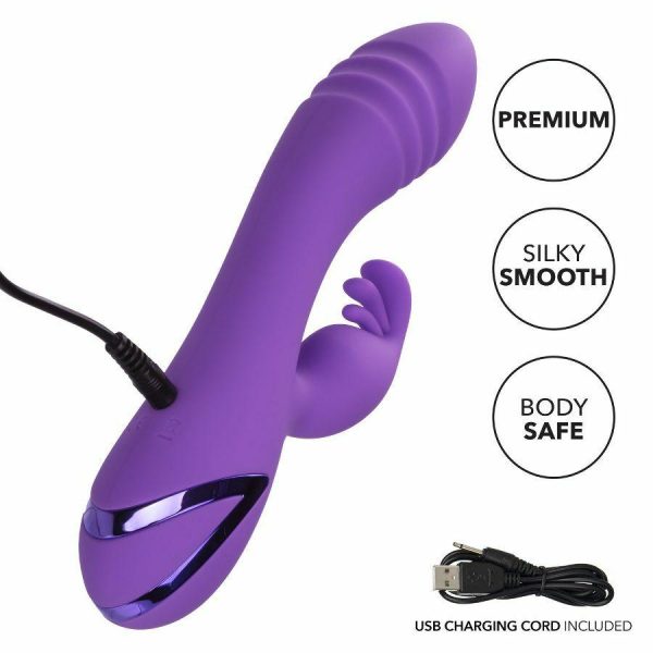 Pulsating Vibrators | Cen – Caldream West Coast Wave Rider Vibe – Purple Pulsating Vibrators California Exotic Novelties