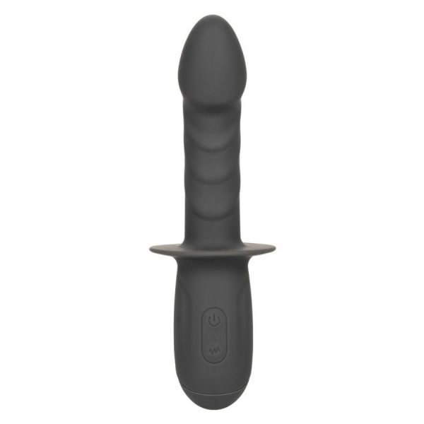 Pulsating Vibrators | Cen – Ramrod Gyrating Vibro Dildo – Black Pulsating Vibrators California Exotic Novelties