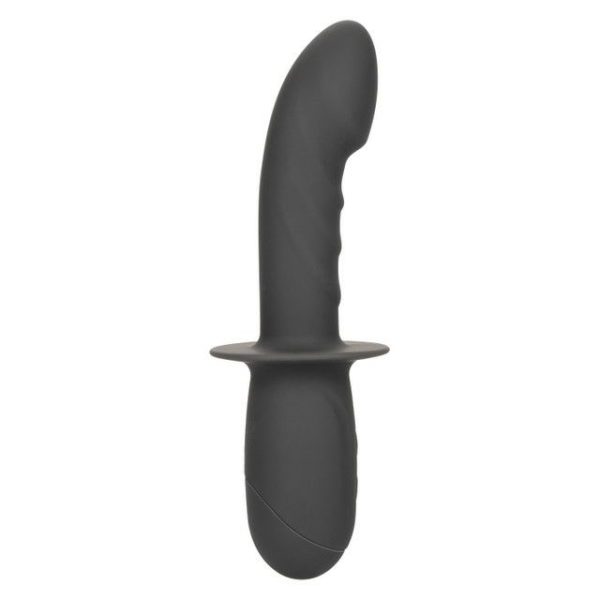 Pulsating Vibrators | Cen – Ramrod Gyrating Vibro Dildo – Black Pulsating Vibrators California Exotic Novelties