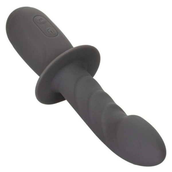 Pulsating Vibrators | Cen – Ramrod Gyrating Vibro Dildo – Black Pulsating Vibrators California Exotic Novelties