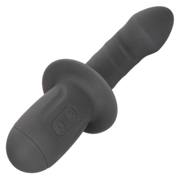 Pulsating Vibrators | Cen – Ramrod Gyrating Vibro Dildo – Black Pulsating Vibrators California Exotic Novelties