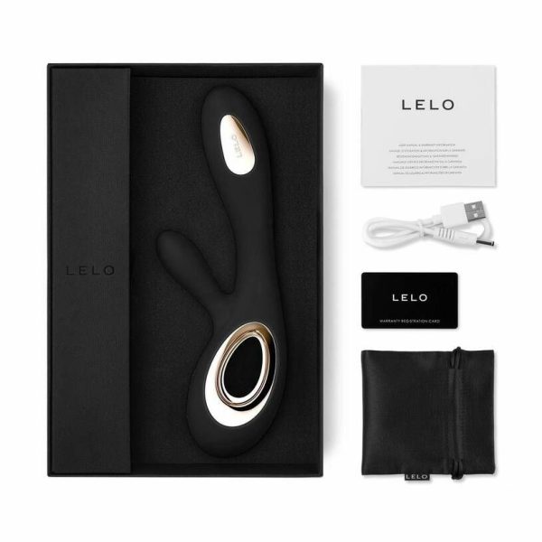 Pulsating Vibrators | Lelo – Soraya Wave & Vibration – Black Pulsating Vibrators Lelo