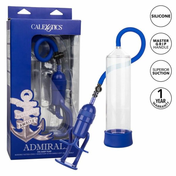 Pumps | Cen – Admiral Sta-Hard Pump – Blue Pumps California Exotic Novelties