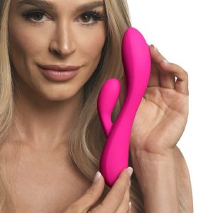 Rabbit Vibrators | Bang! – 10X Flexible Rabbit Vibrator – Pink Rabbit Vibrators Bang!