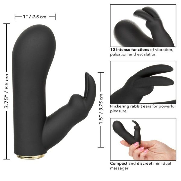 Rabbit Vibrators | Cen – Raven Bunny Vibrator – Black Rabbit Vibrators California Exotic Novelties