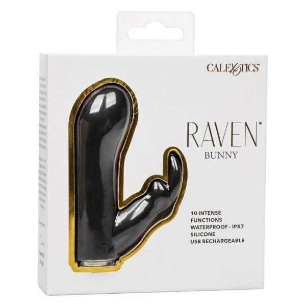 Rabbit Vibrators | Cen – Raven Bunny Vibrator – Black Rabbit Vibrators California Exotic Novelties