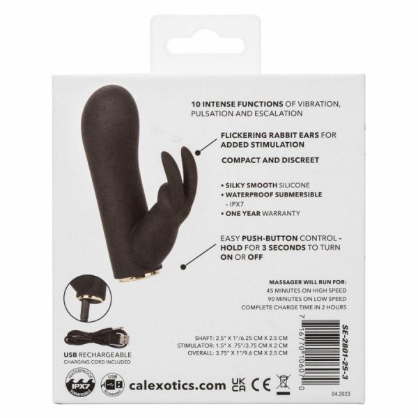 Rabbit Vibrators | Cen – Raven Bunny Vibrator – Black Rabbit Vibrators California Exotic Novelties