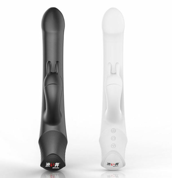 Rabbit Vibrators | Drywell – Rotating & Thrusting Rabbit Vibrator – Black Rabbit Vibrators Drywell