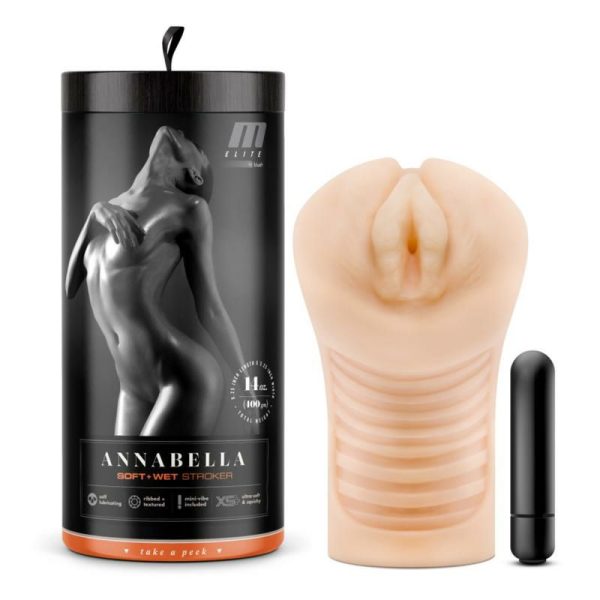 Realistic Masturbators | M For Men – Annabella Vibro Masturbator Masturbators M For Men