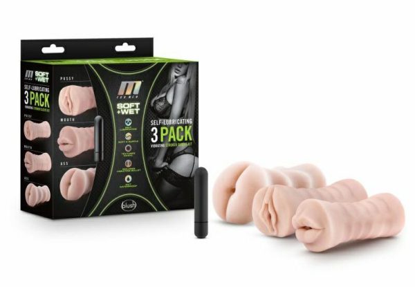 Realistic Masturbators | M For Men – Vibro Stroker Sleeve Set Masturbators M For Men