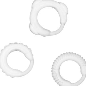 Rings & Sleeves | Addicted Toys – C-Rings Set – Clear Rings & Sleeves Addicted Toys