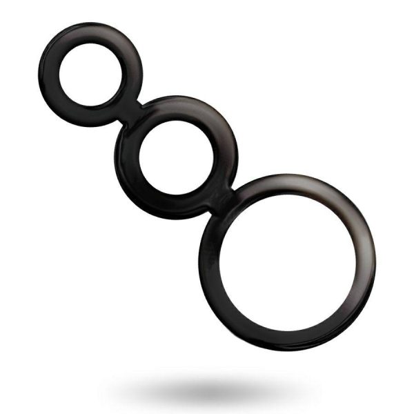 Rings & Sleeves | Addicted Toys – Rings Set – Black Rings & Sleeves Addicted Toys