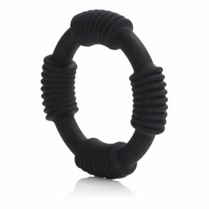 Rings & Sleeves | Cen – Hercules Silicone Ring – Black Rings & Sleeves California Exotic Novelties