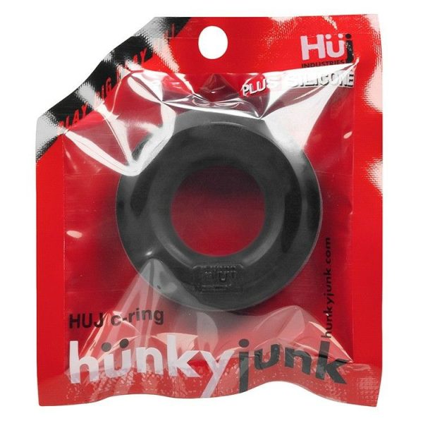 Rings & Sleeves | Hunkyjunk – Huj Cock Ring – Black Rings & Sleeves Hunkyjunk