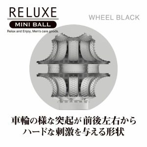 Small Masturbators | T-Best – Reluxe Mini Ball Masturbator – Black Masturbators Small Masturbators