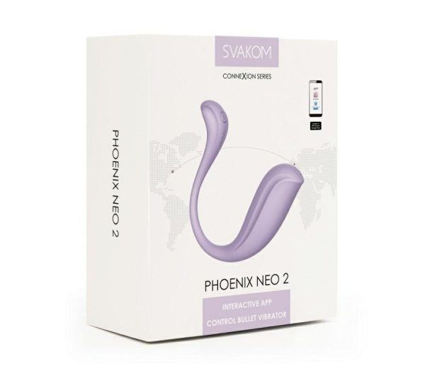 Smart Toys | Svakom – Phoenix Neo 2 Bullet Vibrator –  Pastel Lilac Sex Toys Smart Toys