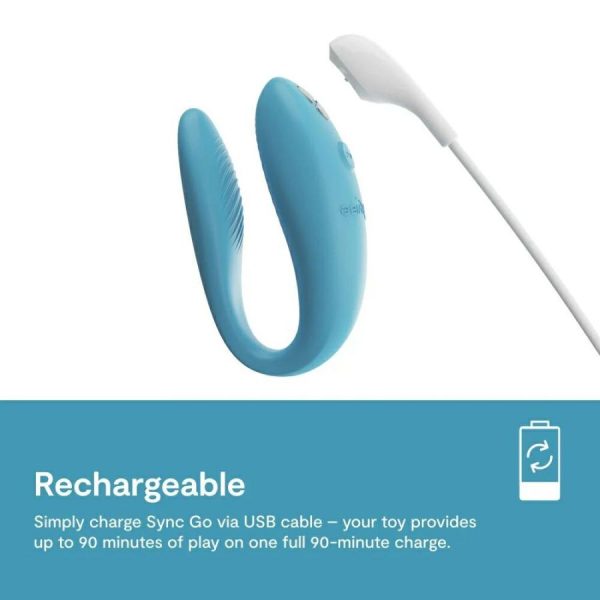 Smart Toys | We-Vibe – Sync Go – Turquoise Sex Toys Smart Toys