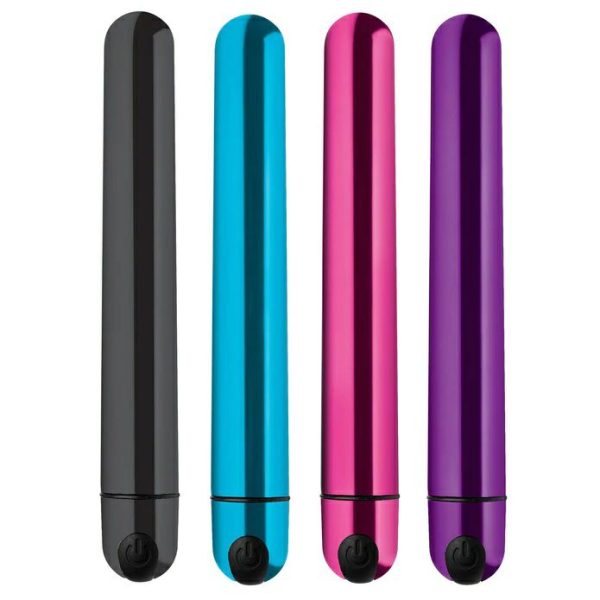 Straight Vibrators | Bang! – 10X Slim Metal Bullet – Purple Straight Vibrators Bang!