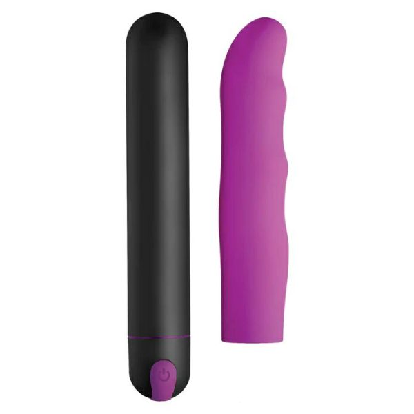 Straight Vibrators | Bang! – Xl Bullet W Wavy Sleeve – Purple Straight Vibrators Bang!