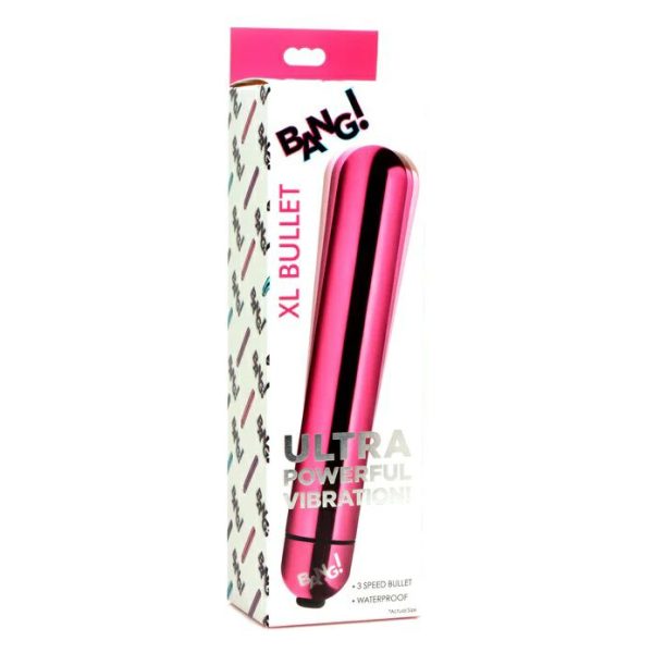 Straight Vibrators | Bang! – Xl Vibro Metal Bullet – Pink Straight Vibrators Bang!