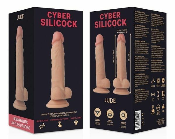 Strap-Ons | Cyber Silicock – Jude Ultra Realistic Dildo 18Cm Sex Toys Cyber Silicock