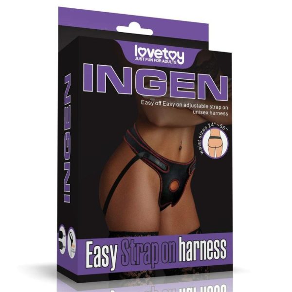 Strap-Ons | Lovetoy – Easy Strap On Harness – Black Sex Toys Lovetoy